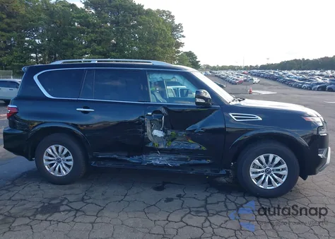 2024 Nissan Armada Sv 4Wd из США, поврежденный, VIN JN8AY2AD6R9706980